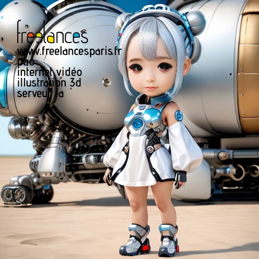 Pao mise en page internet vidéo illustration 3d serveur IA générative AI freelance paris studio de création magazines QUII9J90